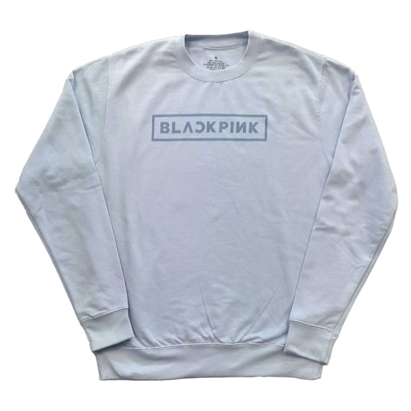 BlackPink Unisex Vuxen Logotyp Sweatshirt M Ljusblå Light Blue M