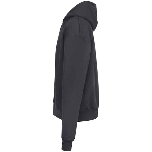 Awdis Unisex Vuxen Signature Kraftig Oversized Hel Dragkedja Hoodie Solid Charcoal S