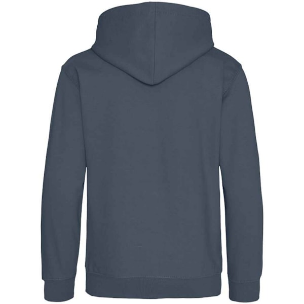 Awdis Barn/Barn Heather Hoodie 7-8 År Flygvapen Blå Airforce Blue 7-8 Years