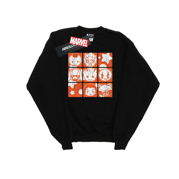 Marvel Kawaii Guardians Of The Galaxy Retro Sweatshirt 3XL för män Black 3XL