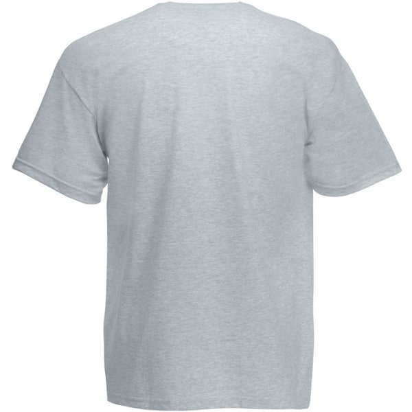 Fruit Of The Loom Mens Valueweight Kortärmad T-shirt 2XL Heather Grey Heather Grey 2XL