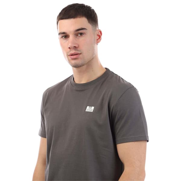 Weekend Offender Herr Bridgetown Enfärgad Logotyp Regular T-shirt M C Charcoal M