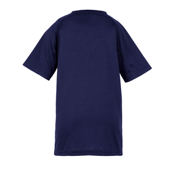 Spiro Impact Barn/Junior Performance Aircool T-shirt Navy Blue 7-8 Years