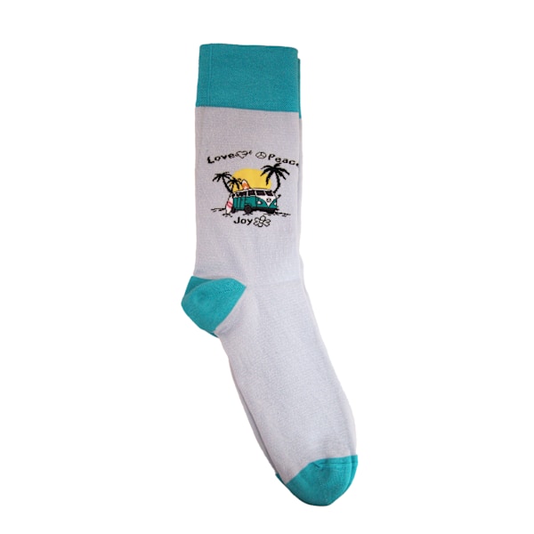 Simply Essentials Boys Toys Mens Campervan Socks 6-11 UK Powder Powder Blue 6-11 UK