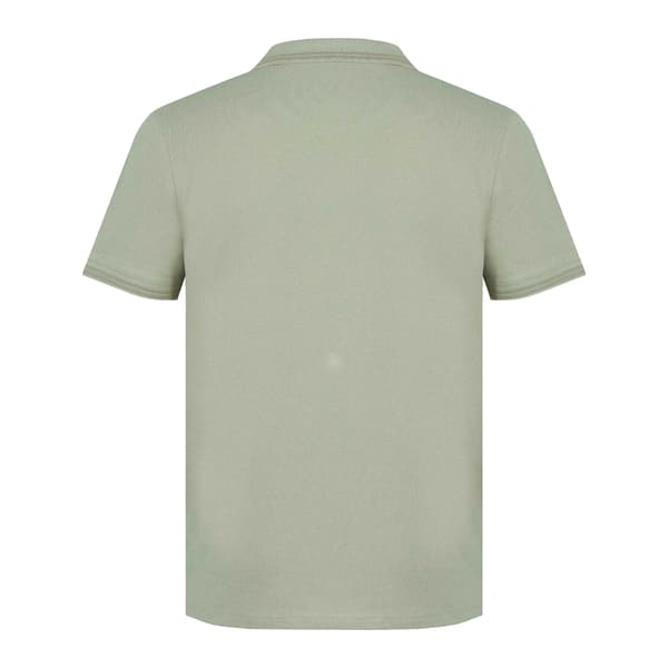 Firetrap Lazer Logo Pikétröja i bomull för män S Beige Beige S