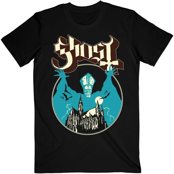Ghost Unisex Adult Opus T-Shirt S Svart/Blå Black/Blue S