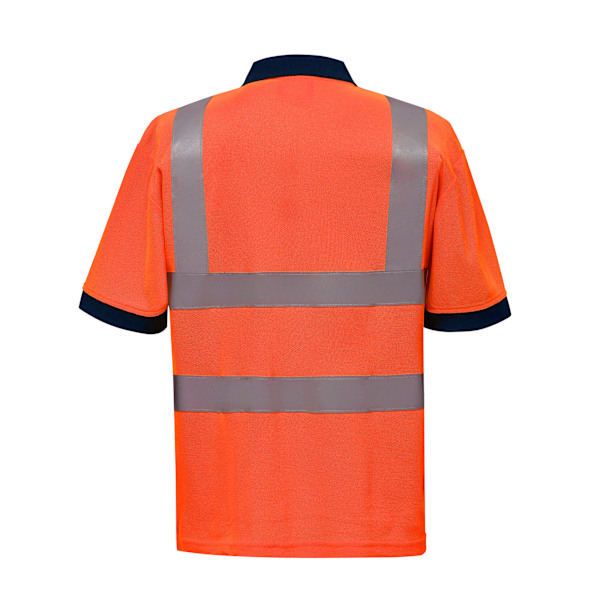 Yoko Unisex Hi-Vis Säkerhet Kortärmad Polotröja M Orange Orange M