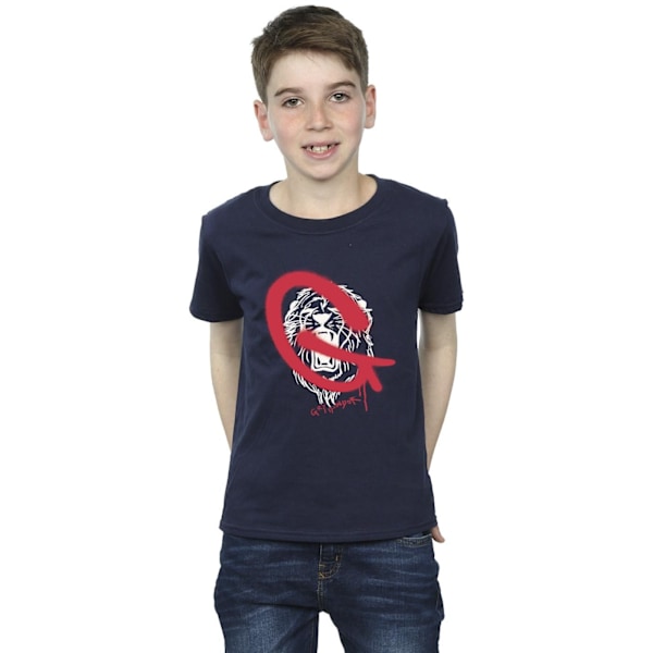 Harry Potter Boys Gryffindor Pop Spray T-shirt 7-8 år Marinblå B Navy Blue 7-8 Years