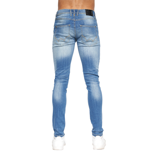 Duck And Cover Mens Maylead Slim Jeans 38L Light Wash Light Wash 38L