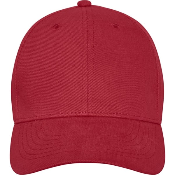 Elevate Unisex Vuxen Davis 6-Panel Keps Storlek One Röd Red One Size