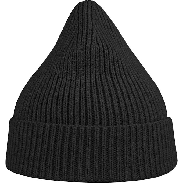 Atlantis Unisex Vuxen Andy Återvunnen Polyester Mössa En Storlek B Black One Size