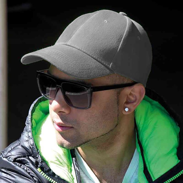Result Unisex Core Memphis 6 Panel Baseball Cap One Size Dove G Dove Grey One Size