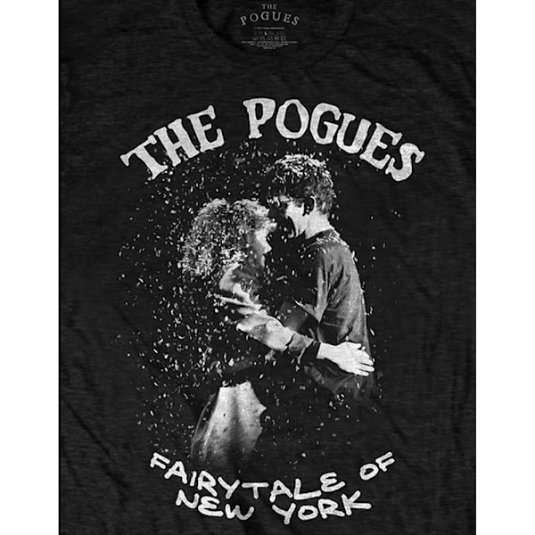 The Pogues Unisex Adult Fairytale Of New York T-Shirt L Svart Black L