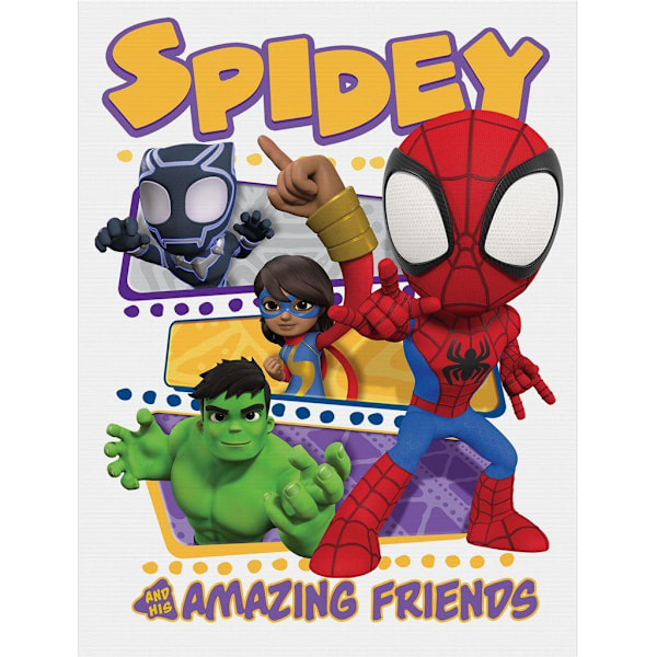 Spidey och hans fantastiska vänner Canvas Print 30cm x 40cm Multico Multicoloured 30cm x 40cm