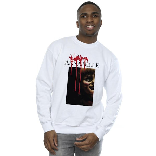 Annabelle Mens Peep Poster Sweatshirt S Vit White S