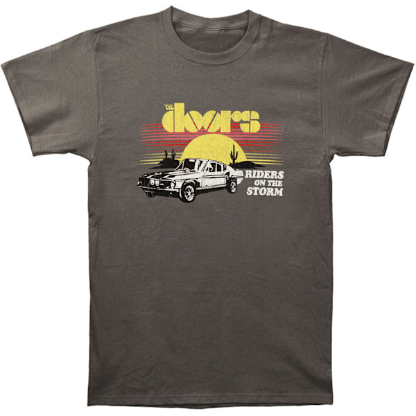 The Doors Unisex Adult Riders On The Storm T-Shirt XXL Grå Grey XXL