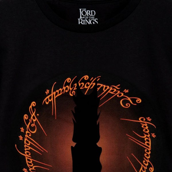 Sagan om ringen Herr Mordor T-shirt 3XL Svart/Orange Black/Orange 3XL