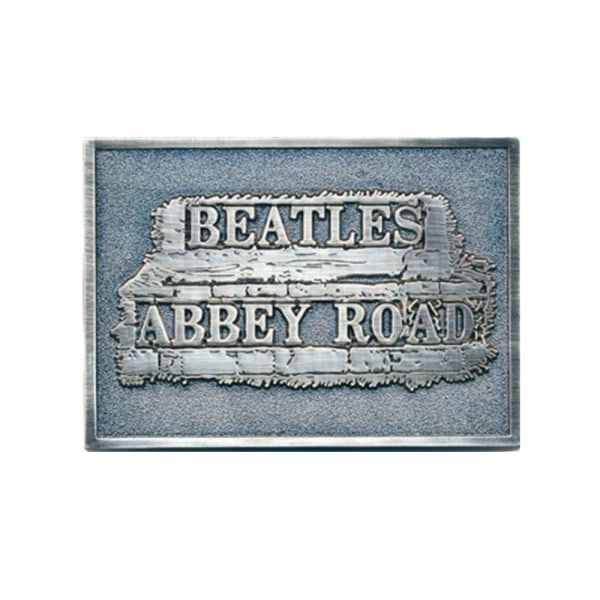 The Beatles Abbey Road Sign Bältesspänne One Size Grå/Silver Grey/Silver One Size
