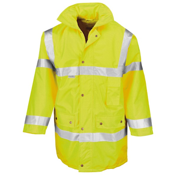 SAFE-GUARD by Result Unisex Vuxen Hi-Vis Jacka M Gul Yellow M