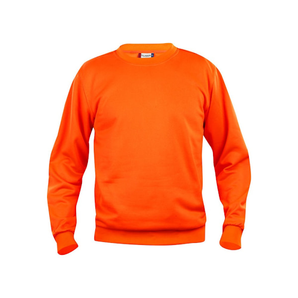 Clique Unisex Vuxen Basic Rund Hals Sweatshirt XS Synlighet Orange Visibility Orange XS