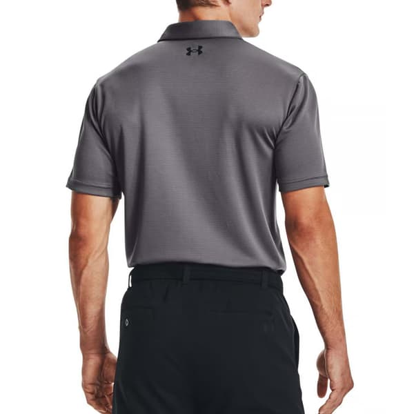 Under Armour Herr Tech Pikétröja S Grafit/Svart Graphite/Black S