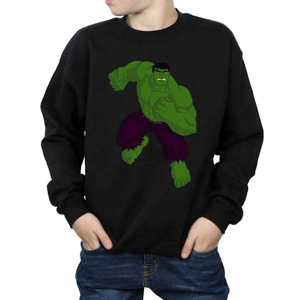 Hulk Pojktröja 5-6 År Svart Black 5-6 Years