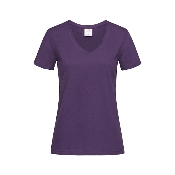 Stedman Dam/Kvinnor Klassisk V-ringad T-shirt XL Deep Berry Deep Berry XL