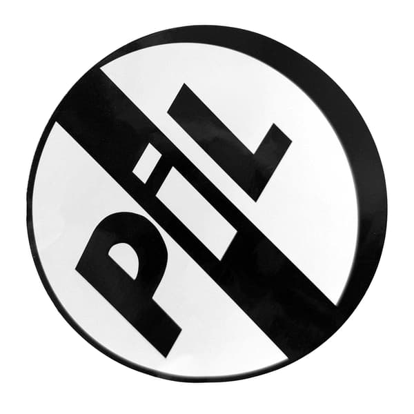 PIL (Public Image Ltd) Logotyp-dekal One Size Vit/Svart White/Black One Size