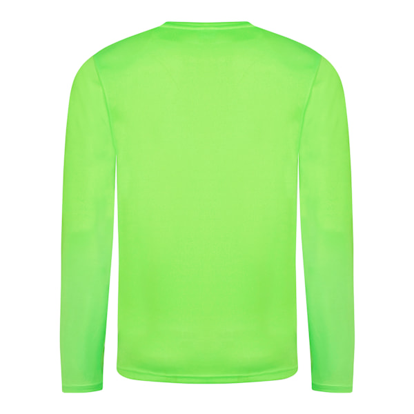 AWDis Just Cool Herr Långärmad Cool Sports Performance Plain Electric Green M