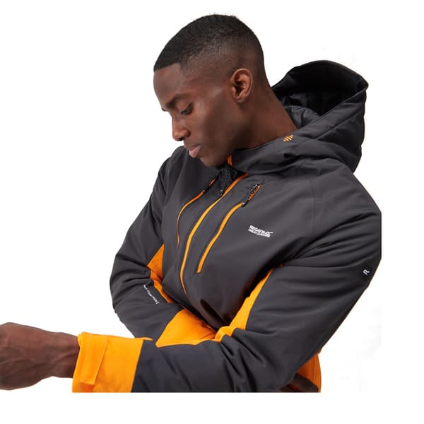 Regatta Herr Highton III Stretch Vadderad Jacka M Ask/Orange Pep Ash/Orange Pepper M