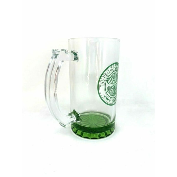Celtic FC Crest Pintglas En Storlek Klar Clear One Size