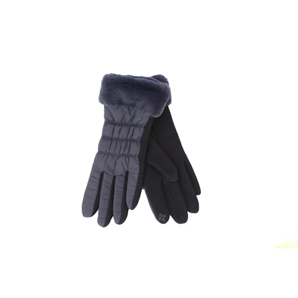 Eastern Counties Leather Dam/Dam Giselle Faux Fur Cuff Gl Navy One size
