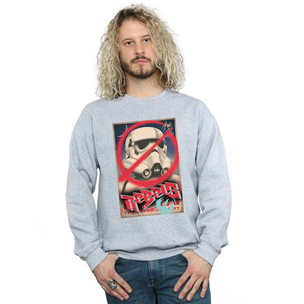 Star Wars Herr Rebels Poster Sweatshirt 3XL Sports Grey Sports Grey 3XL