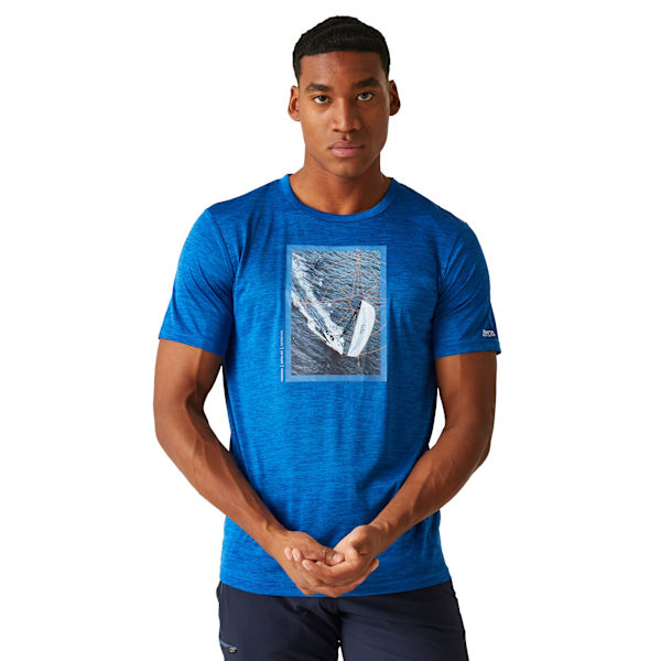 Regatta Fingal VIII Sailboat Marl T-shirt M Oxford Blue för män Oxford Blue M