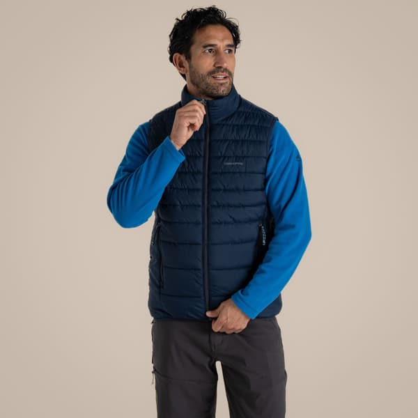 Craghoppers Herr Compresslite IX Gilet M Blå Marin Blue Navy M
