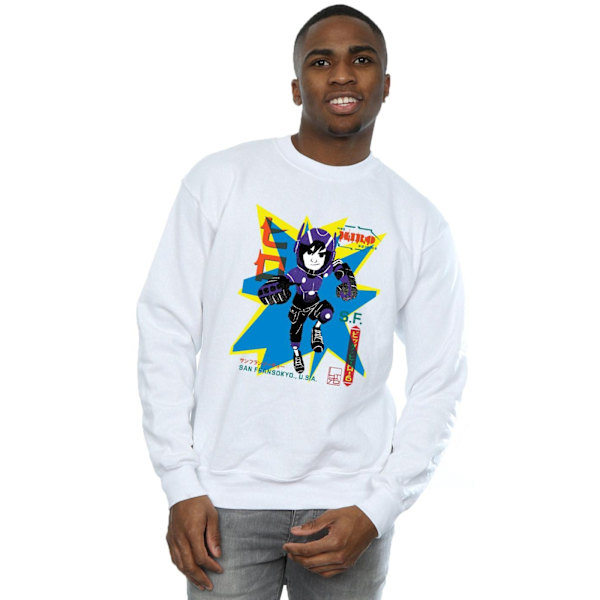 Disney Herr Big Hero 6 Hiro Anime Sweatshirt L Vit White L