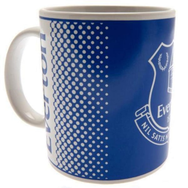 Everton FC Fade Crest Mug En Storlek Blå/Vit Blue/White One Size