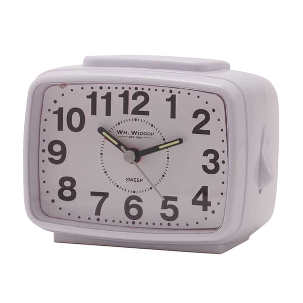 Hometime Analog Väckarklocka En Storlek Vit White One Size