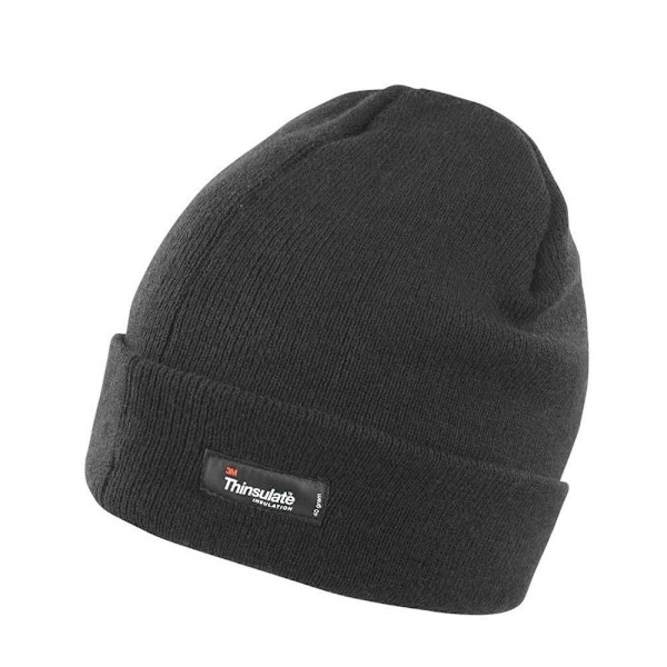 Result Winter Essentials Thinsulate Vintermössa En Storlek Svart Black One Size