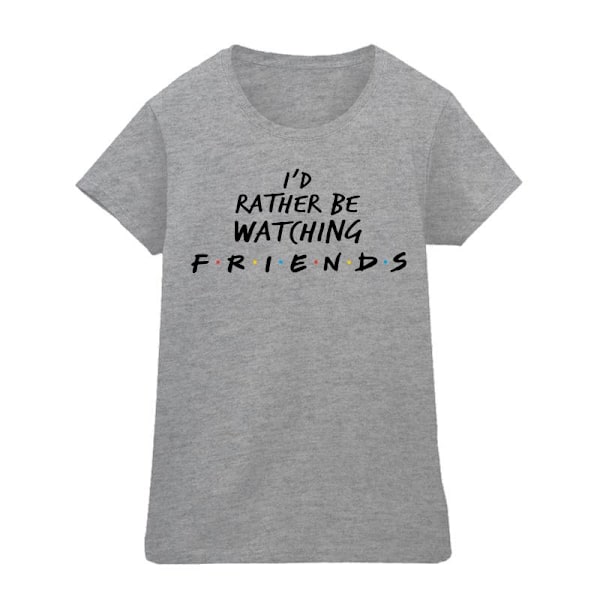 Friends Dam/Damer Hellre Vara Tittar Bomull T-Shirt S Sport Sports Grey S