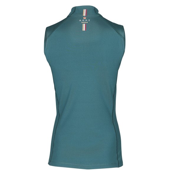 Aubrion Dam/Dam Team Sleeveless Base Layer Top XL Grön Green XL