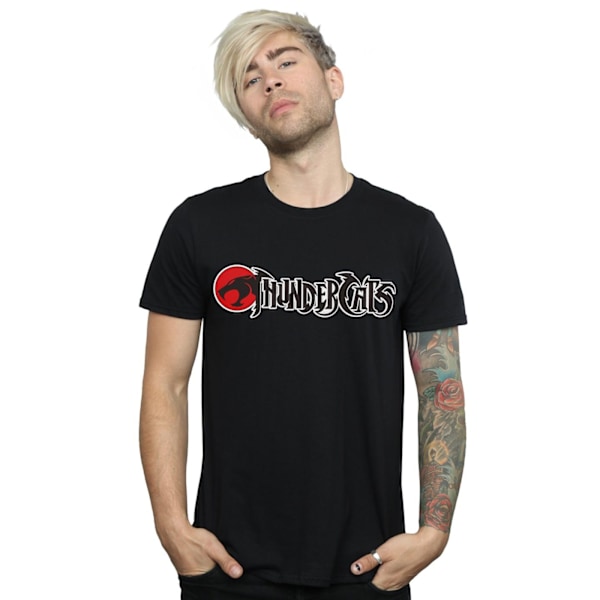 Thundercats Classic Logo T-shirt för män, 3XL, svart Black 3XL
