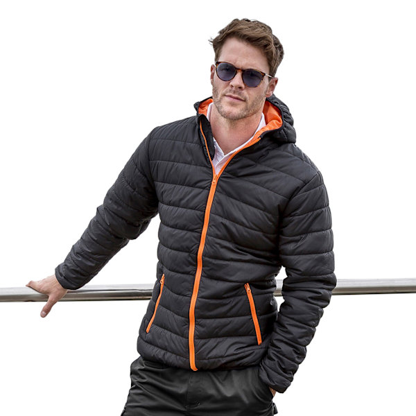 Result Core Mjukt Vadderad Jacka XS UK Svart/Orange Black/Orange XS UK