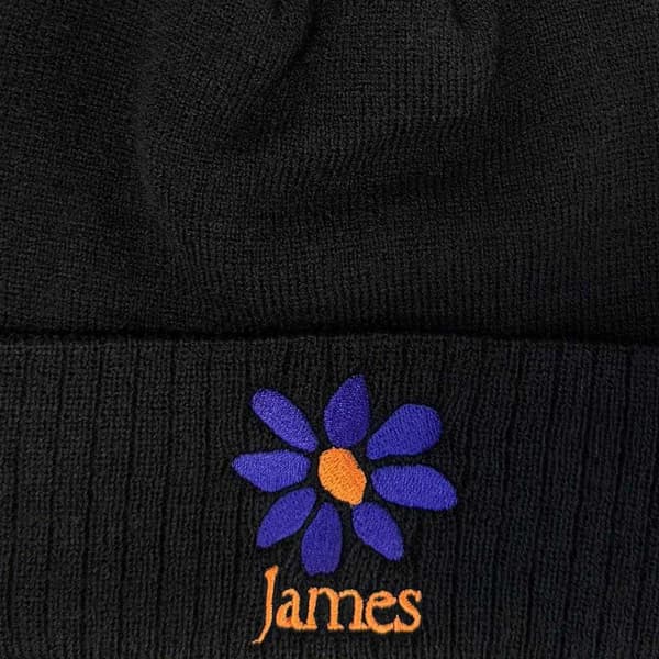 James Unisex Vuxen Daisy Mössa One Size Svart Black One Size