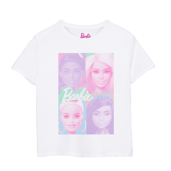 Barbie Girls Colour Block T-shirt 9-10 år Vit/Rosa/Lila White/Pink/Purple 9-10 Years