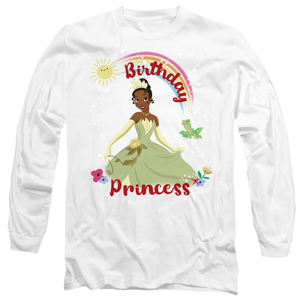 Prinsessan och Grodan Unisex Vuxen Födelsedag Prinsessa Tiana White S