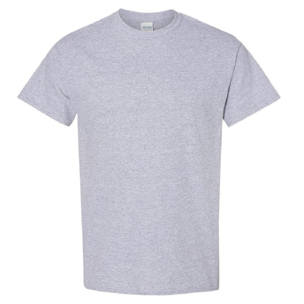 Gildan Herr T-shirt i tung bomull med korta ärmar 2XL Sportgrå Sport Grey 2XL