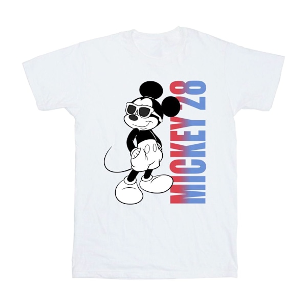 Disney Herr Mickey Mouse Gradient T-shirt S Vit White S