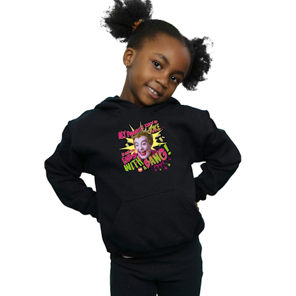 DC Comics Girls Batman TV-serie Joker Bang Hoodie 9-11 år B Black 9-11 Years