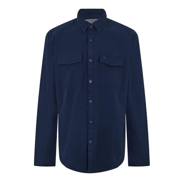 Original Penguin Herrskjorta Regular L Yale Blue Yale Blue L